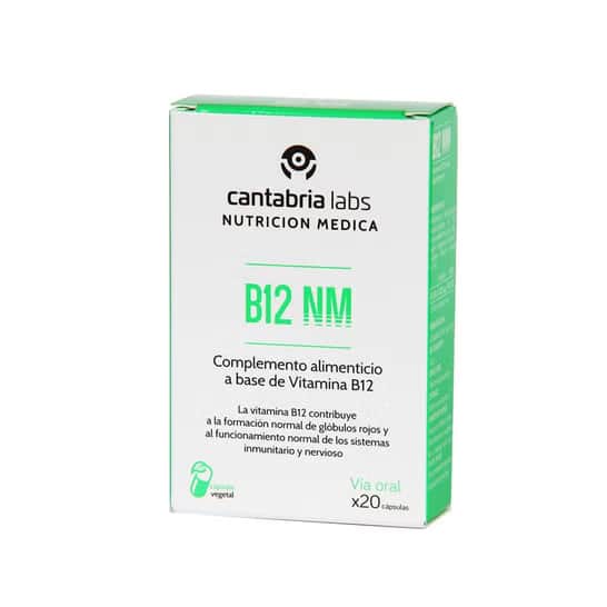 Cantabria Labs B12 NM 20 cápsulas