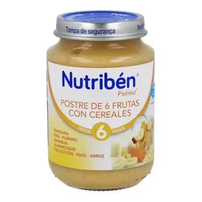 Nutriben Potito Postre de 6 Frutas con Cereales 250g