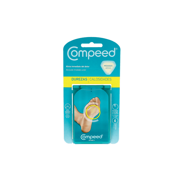 Compeed Durezas Talla Mediana 6 unidades
