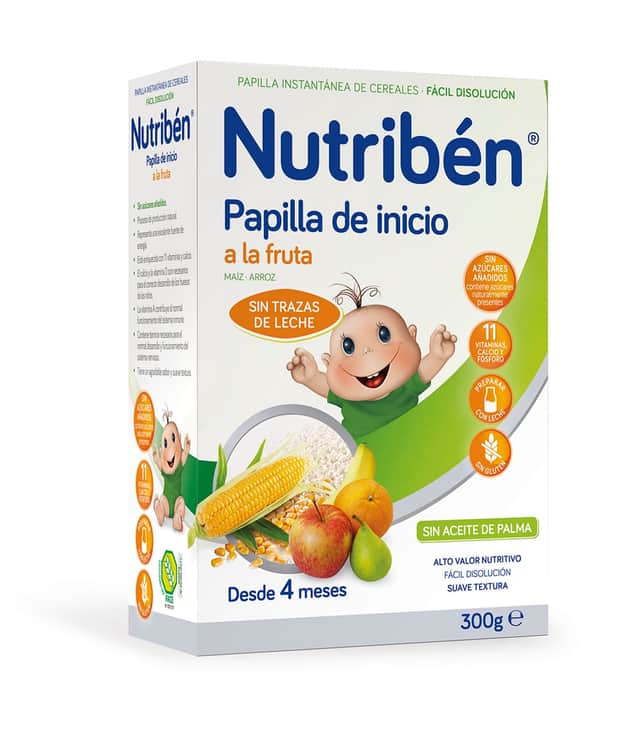 Nutribén® Inicio a la Fruta Papilla sin Gluten 300g