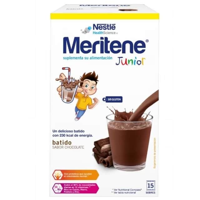 Meritene Junior Chocolate 15 sobres de 30g