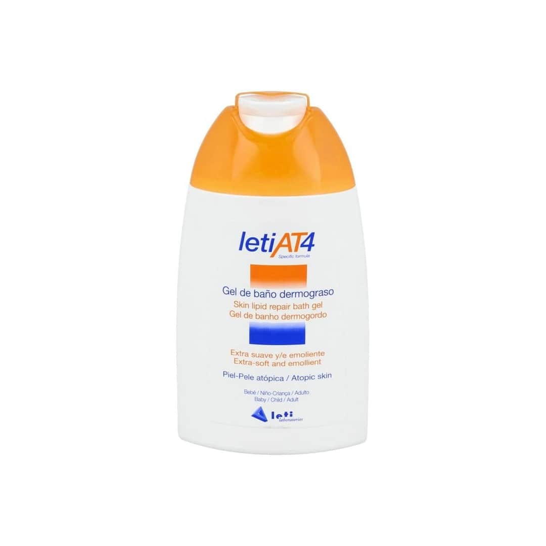 Leti AT4 Gel de Baño Dermograso 200ml