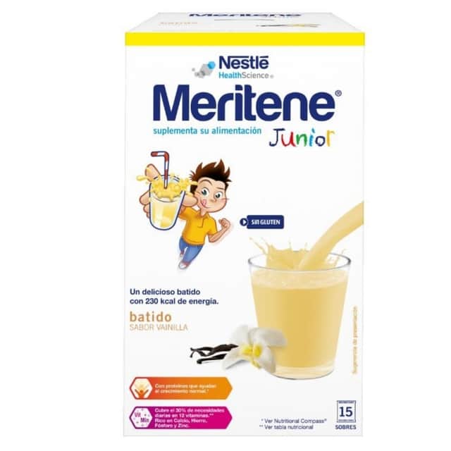 Meritene Junior Vainilla 15 sobres de 30g