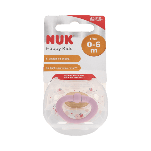 Nuk Chupete Latex Anatomico 0-6m 1 unidad