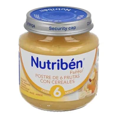 Nutriben Postre de 6 Frutas con Cereales 130g