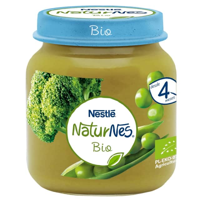 Nestlé Naturnes Bio Guisantes Brócoli 125g