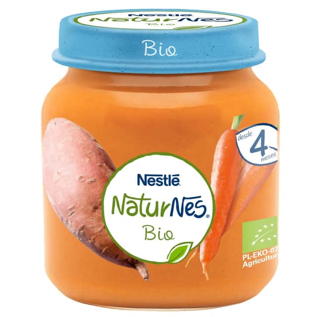 Nestlé Naturnes Bio Zanahoria Boniato 125g