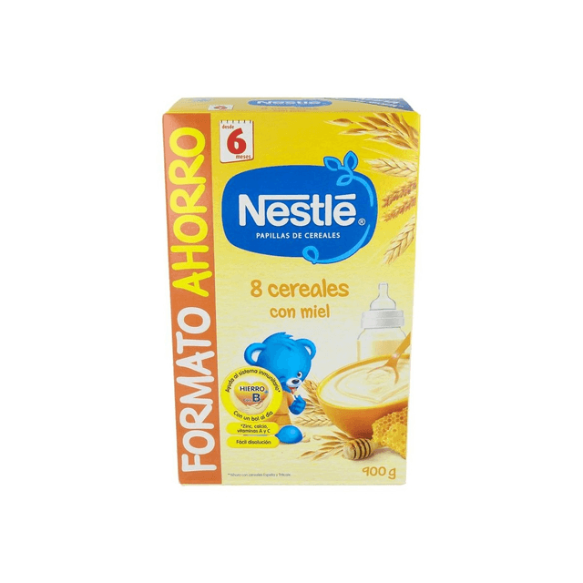 Nestlé 8 Cereales con Miel 900g