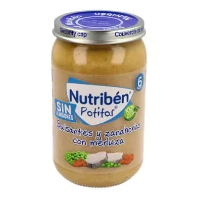 Nutriben Potitos Guisantes y Zanahorias con Merluza