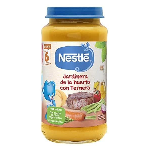 Nestlé Jardinera de la Huerta con Ternera 250g