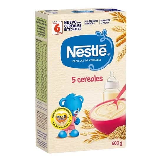 Nestlé Papilla De 5 Cereales 600g