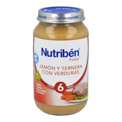Nutriben Potito Jamón y Ternera con Verduras 250g