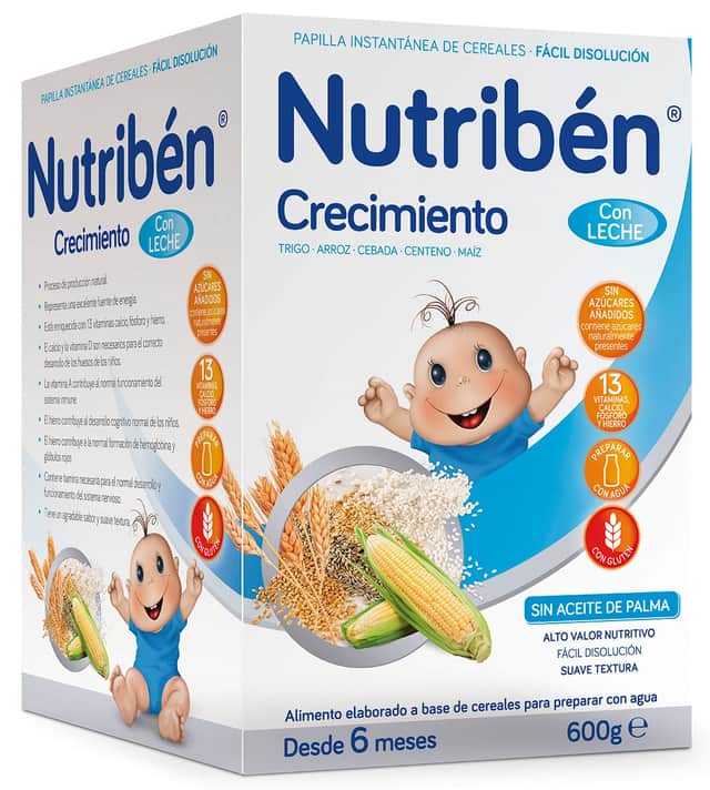 Nutribén Crecimiento con Leche adaptada 600g