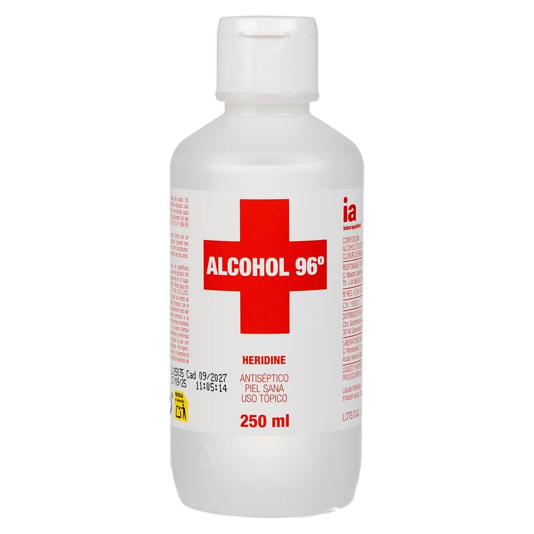 Interapothek Alcohol 96º Heridine 250ml