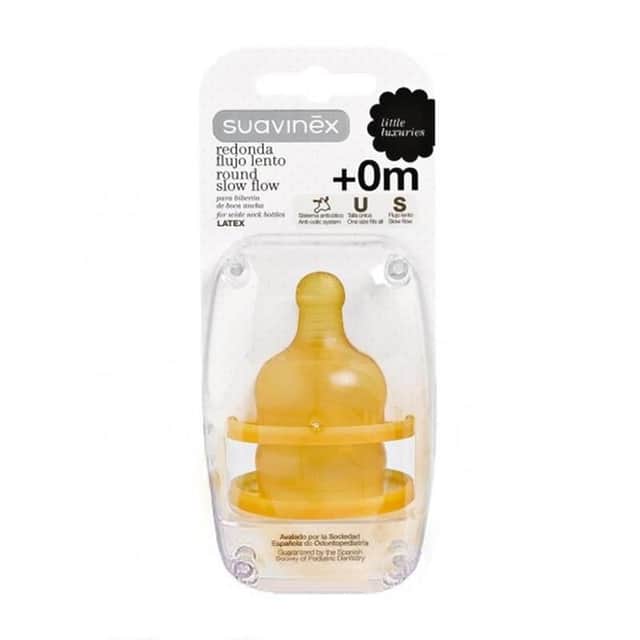 Suavinex Tetina Flujo Lento +0 Meses