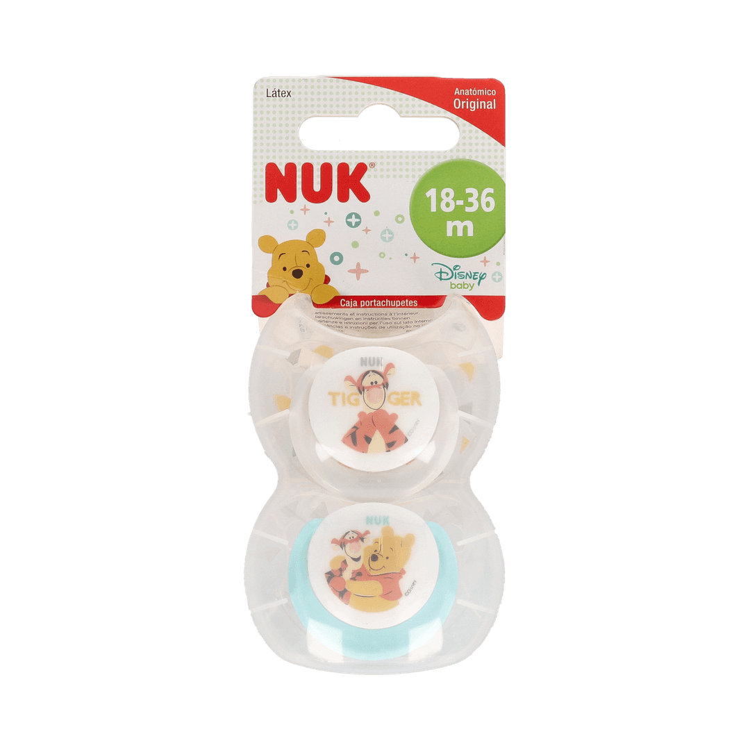 Nuk Chupete Latex Disney 18-36m 2 unidades