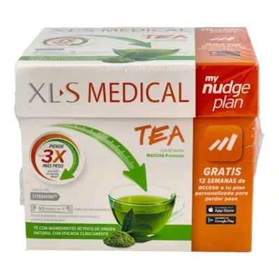 XLS Medical Tea Matcha Premium Control de Peso 90 sobres
