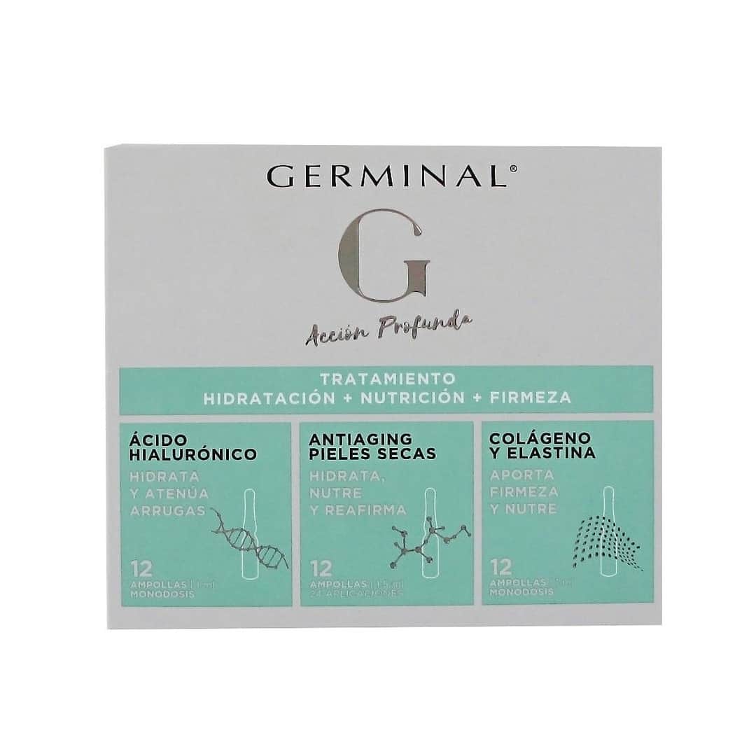Germinal Acción Profunda Tratamiento Hidratación + Nutrición + Firmeza 36 ampollas