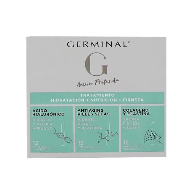 Germinal Acción Profunda Tratamiento Hidratación + Nutrición + Firmeza 36 ampollas