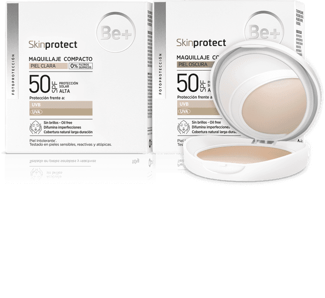 Be+ Skinprotect Maquillaje Compacto Piel Clara SPF50 10g