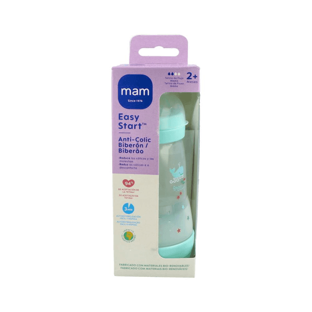 MAM Biberón Anticólico Easy Start 260ml
