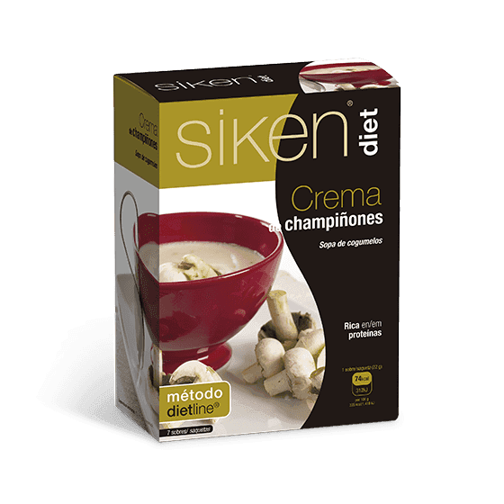 Siken Diet Crema de Champiñones 7 sobres