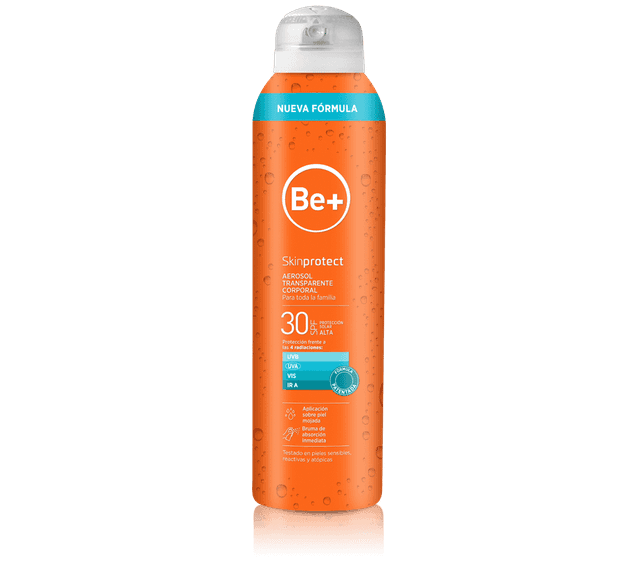 Be+ Skinprotect Aerosol Transparente Corporal SPF30 200ml