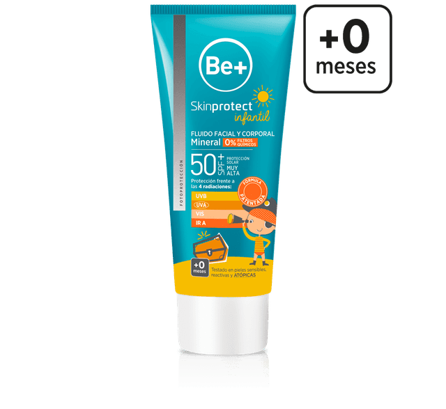Be+ Skinprotect Infantil Fluido Mineral SPF50+ 100ml