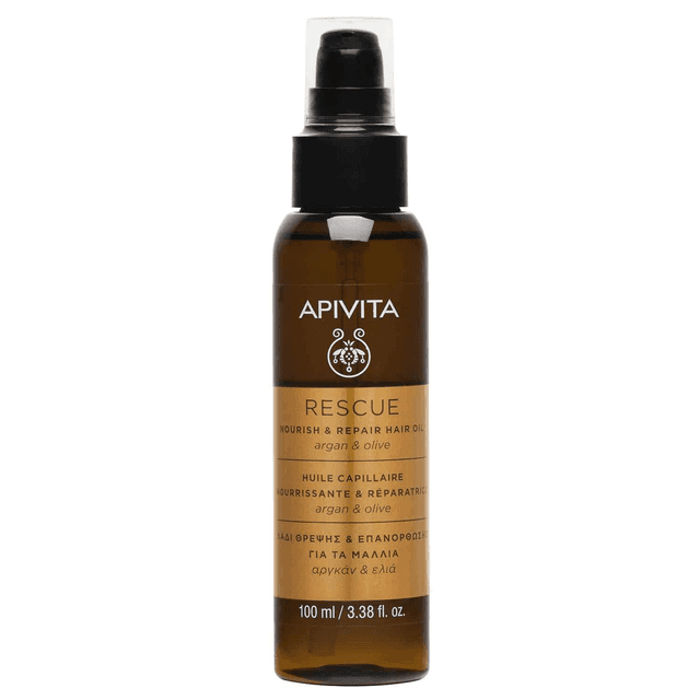 Apivita Aceite Capilar de Rescate con Argán y Oliva 100ml