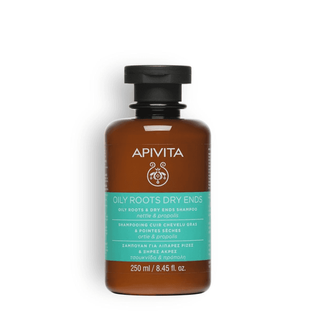 Apivita Champú Equilibrante Raíz Grasa y Puntas Secas 250ml