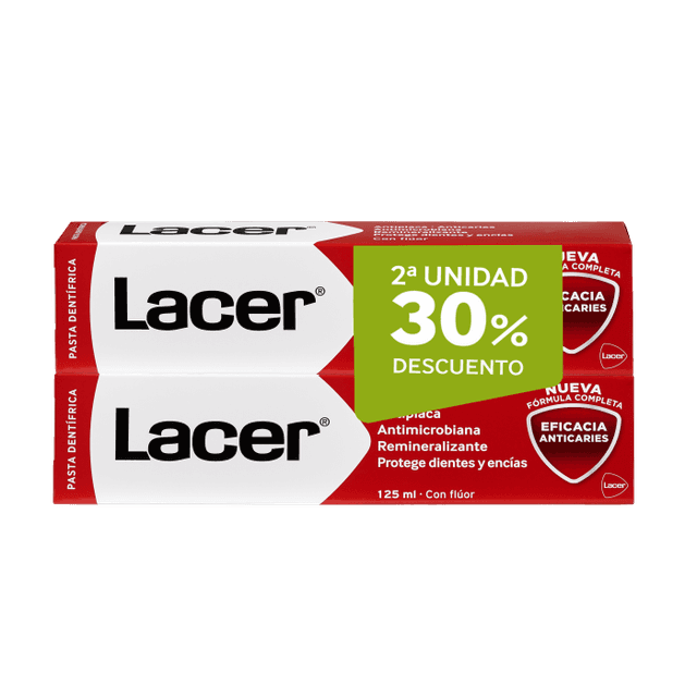 Lacer Duplo Pasta Dental 2x125ml