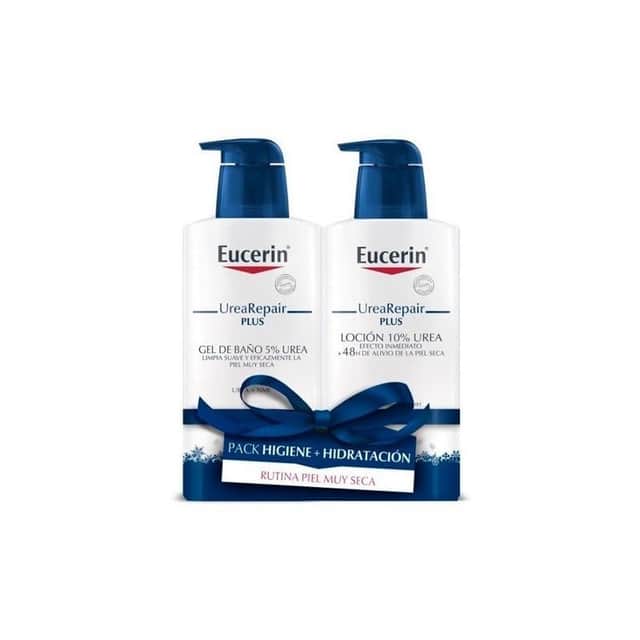 Eucerin UreaRepair Pack Gel de Baño 5% Urea 400ml + Loción 10% Urea 400ml