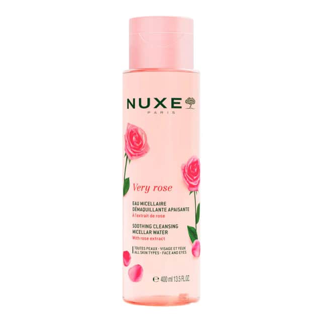Nuxe Very Rose Agua Micelar Calmante 3 en 1 Rostro y Ojos 400ml