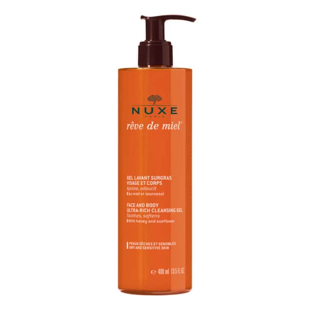 Nuxe Rêve de Miel Gel Limpiador Dermatológico Rostro y Cuerpo 400ml