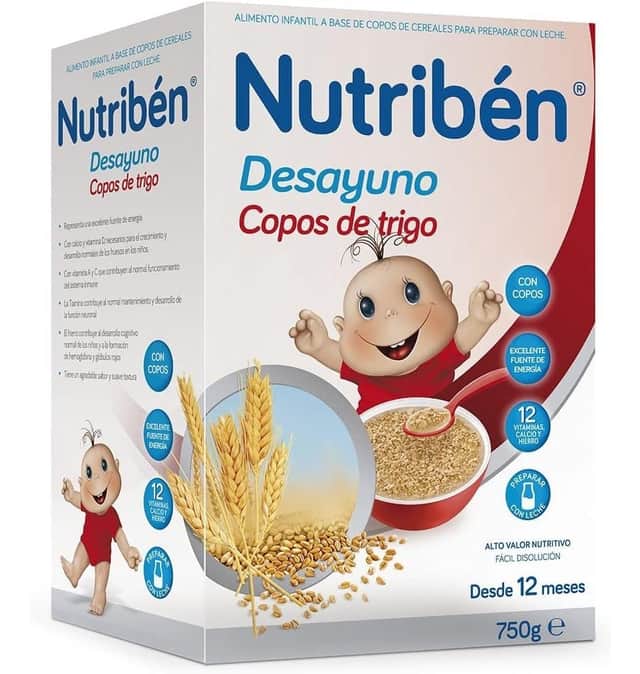 Nutribén Desayuno Copos Trigo 750g