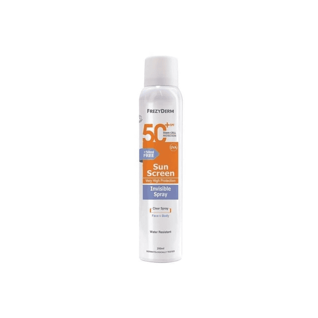 Frezyderm Sun Screen Invisible spray SPF50+ 200ml