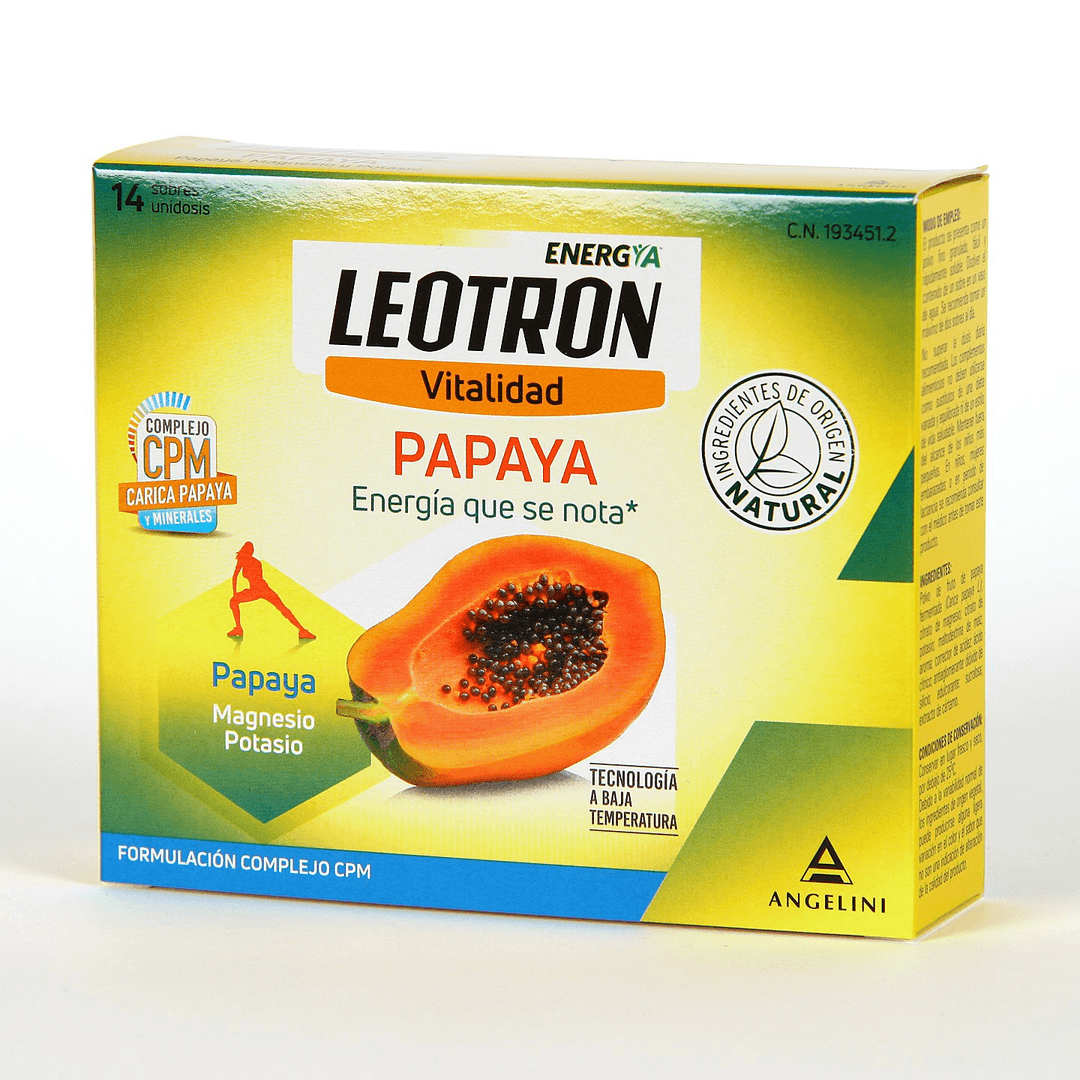 Leotron Papaya 14 sobres