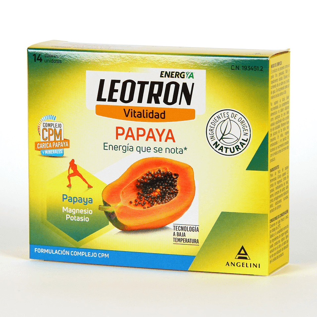 Leotron Papaya 14 sobres