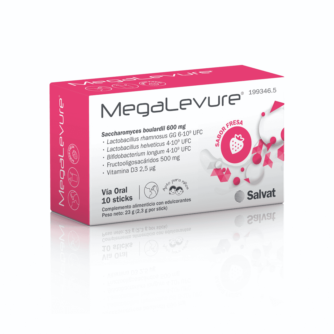 Megalevure Reset Sabor Fresa 10 sticks