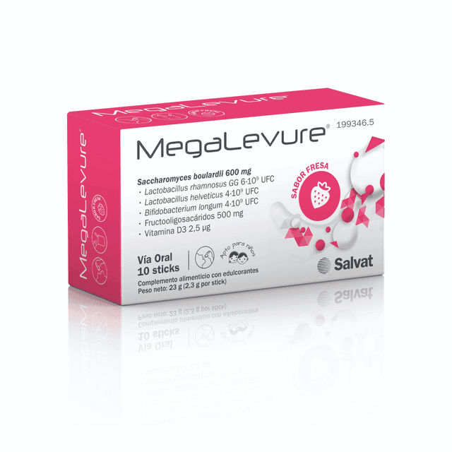 Megalevure Reset Sabor Fresa 10 sticks