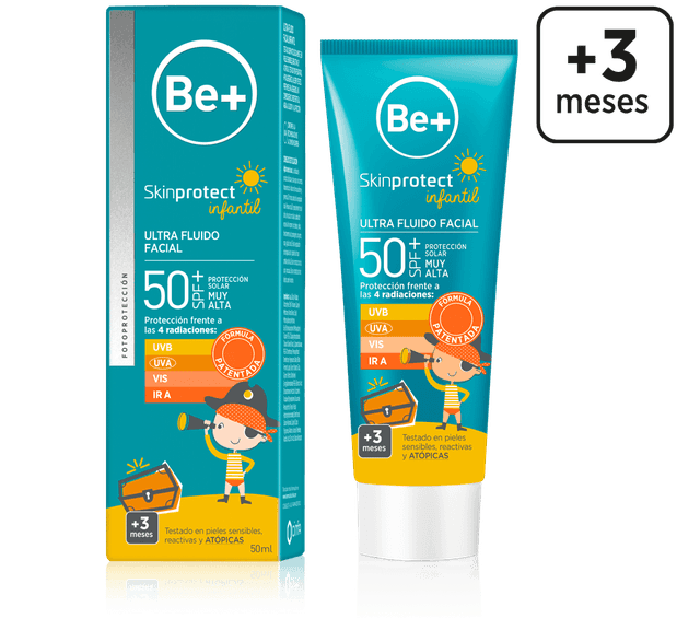 Be+ Skinprotect Infantil Ultra Fluido Facial SPF50+ 50ml