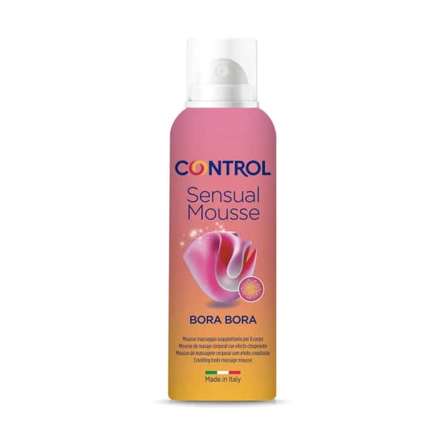 Control Sensual Mousse Bora Bora Lubricante y Masaje 125ml