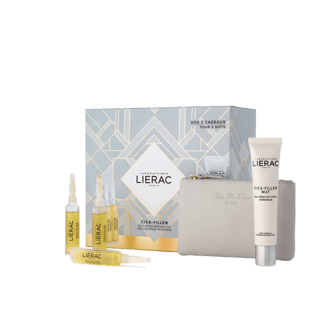 Lierac Pack Cica-Filler Sérum 3 Ampollas de 10ml + Gel Crema 40ml