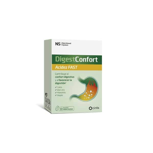 NS Digestconfort Acidez Fast 30 pastillas