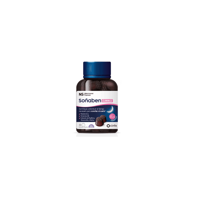 NS Soñaben Gummies Sabor Mora 30 Caramelos de Goma