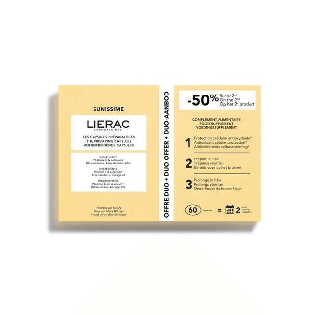 Lierac Sunissime Capsulas de Bronceado 60 unidades
