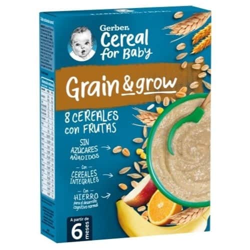 Gerber Papilla 8 Cereales con Fruta 250g