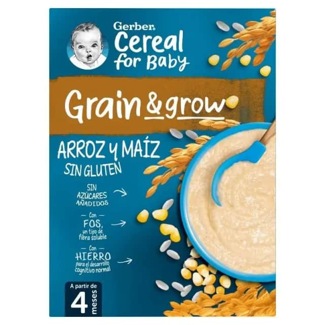 Gerber Papilla Arroz y Maíz 250g