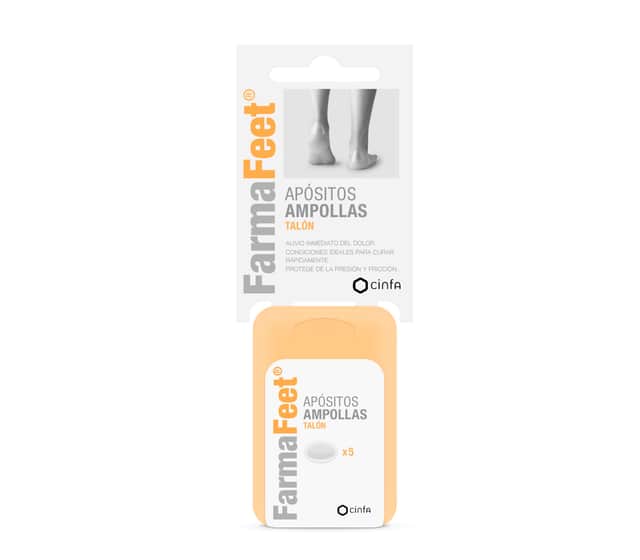 FarmaFeet Apositos Ampollas Talón 5 Unidades