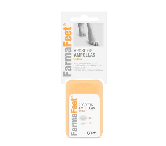 FarmaFeet Apositos Ampollas Dedos 6 Unidades